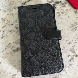 Coach IPhone 11 cellphone wallet/ portfolio wallet